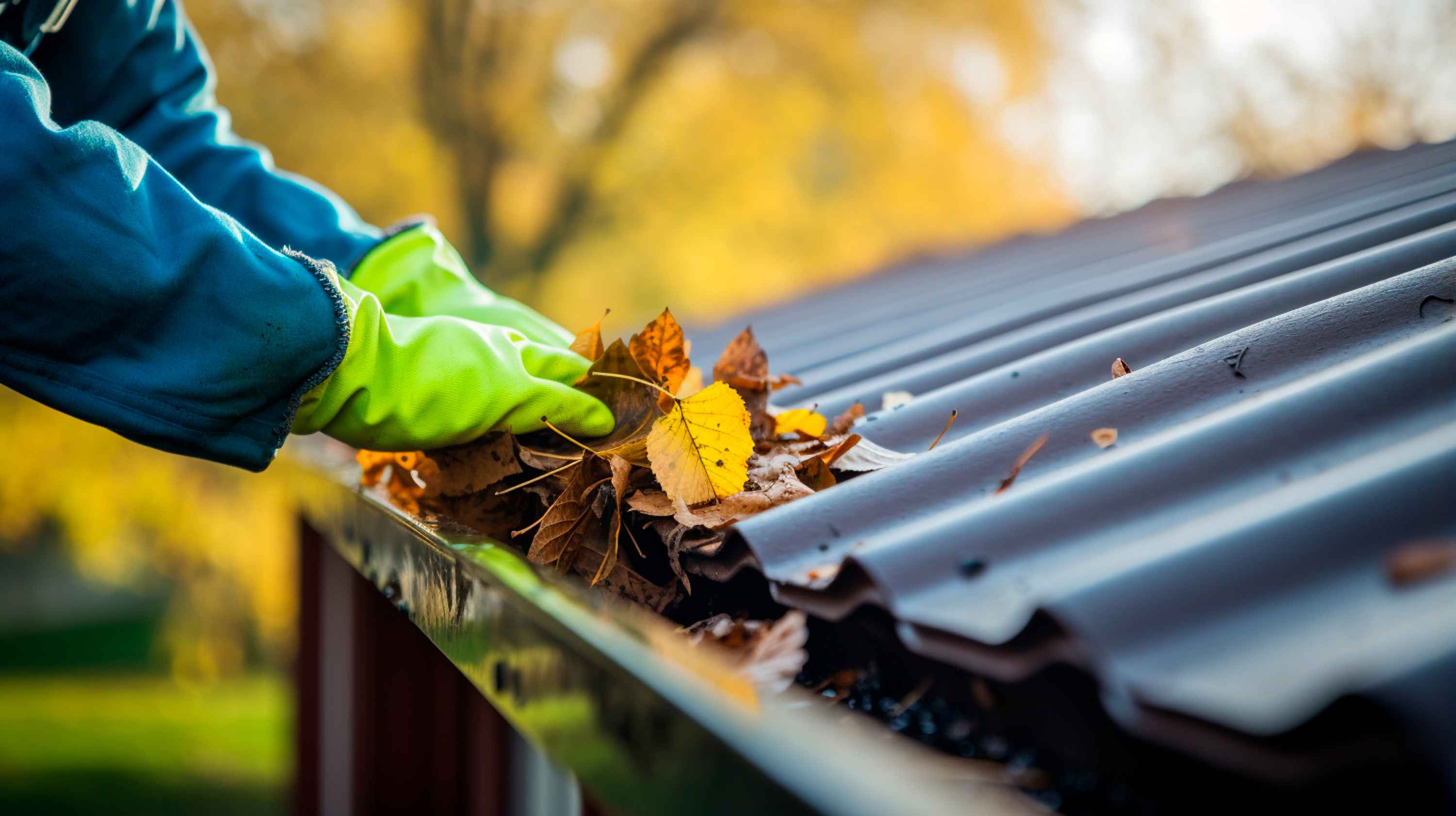 Double Storey Building Gutter Cleaning Lyndhurst